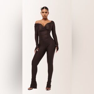 COUCOO Lanai leggings in chocolate